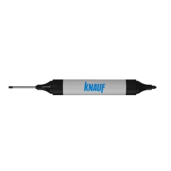 ПЕРМ.МАРКЕР ДВУСТР.ЧЕРЕН 1ММ KNAUF 838189