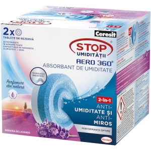 CERESIT СТОП ВЛАГА ТАБЛЕТКИ 2Х450 БР. ЛАВАНДУЛА