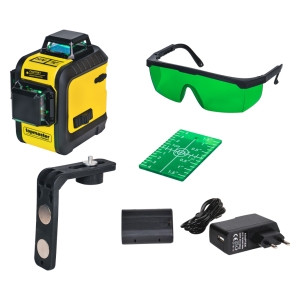 ЛАЗЕРЕН НИВЕЛИР 3D ЗЕЛЕН ЛЪЧ TMP 279906