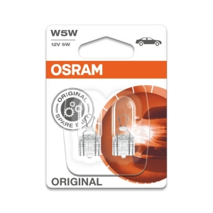 КРУШКА ЗА КОЛА 2825 W5W 12V W2 1H9.5D OSRAM